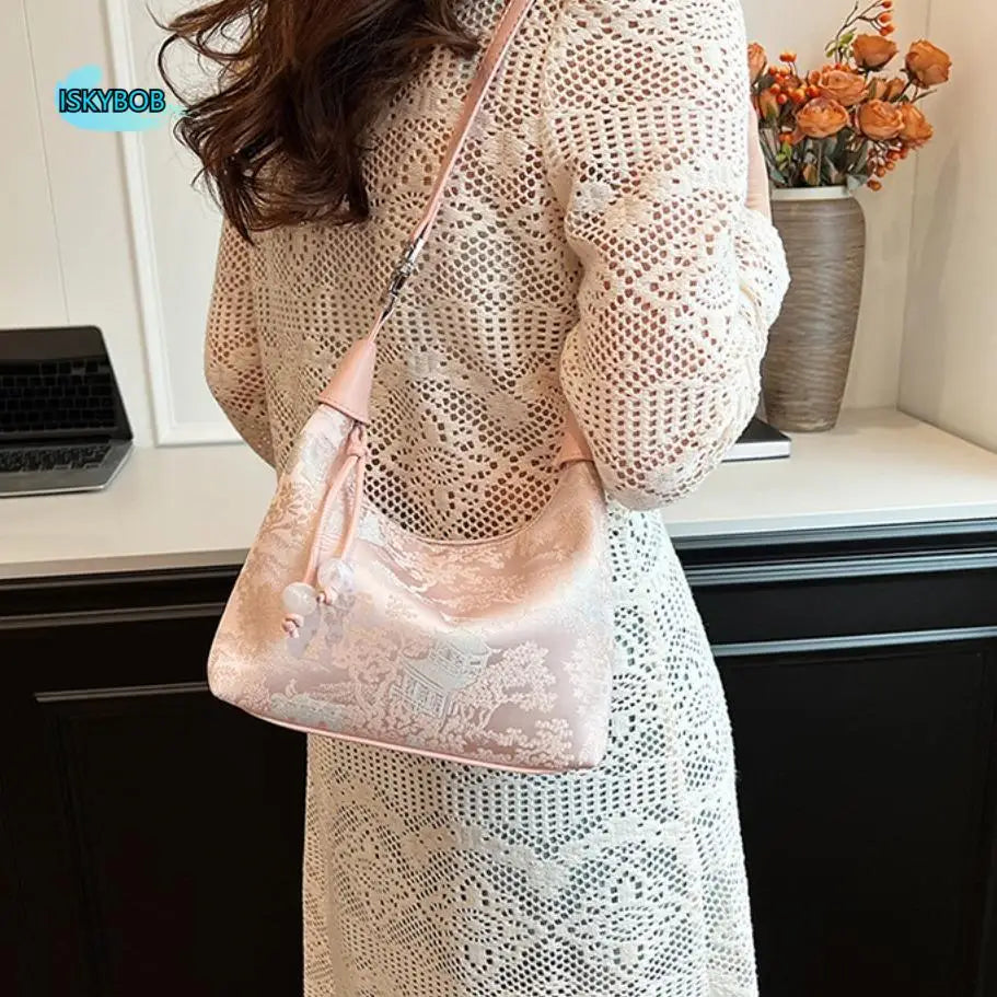 Crossbody Bag Embroidered Chinese Style