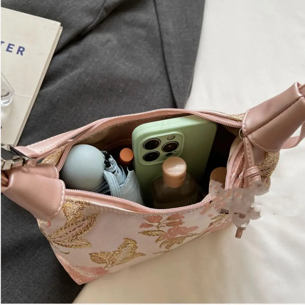 Casual Embroidered Chinese Style Handbag