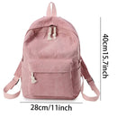Personalized Corduroy Schoolbag Backpack thebuzzbay.com