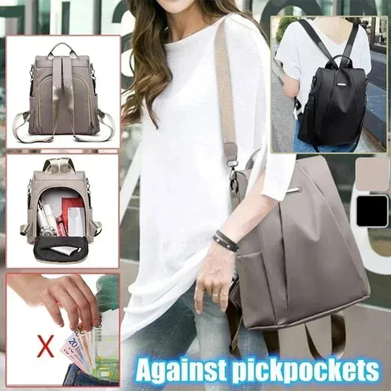 New Women's Fashion Large Capacity Nylon Backpack thebuzzbay.com