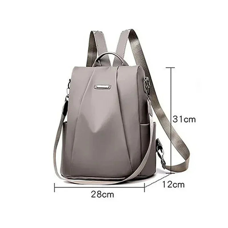 New Women's Fashion Large Capacity Nylon Backpack