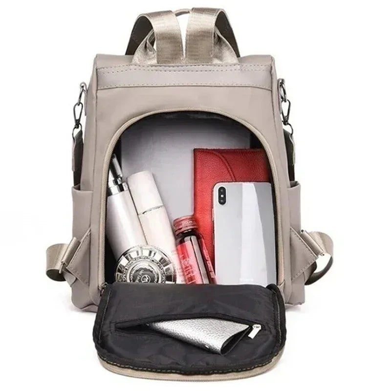 New Women's Fashion Large Capacity Nylon Backpack