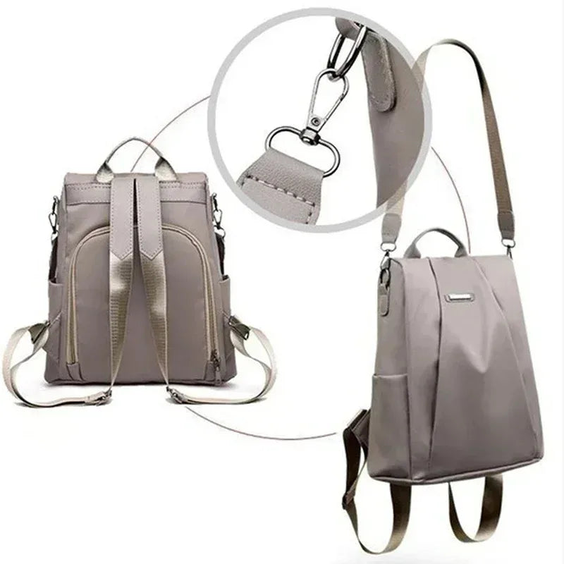 New Women's Fashion Large Capacity Nylon Backpack