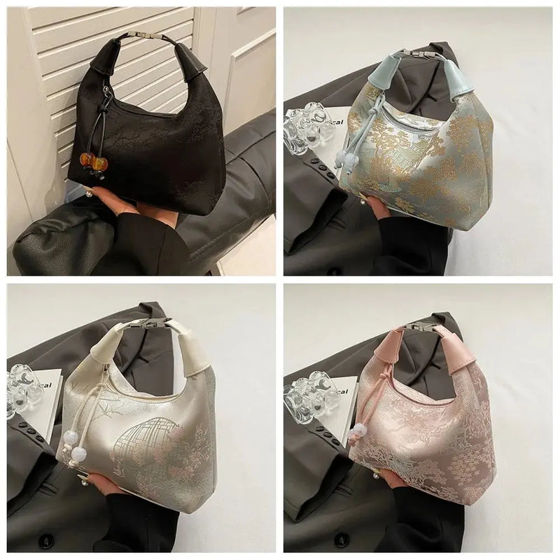 Crossbody Bag Embroidered Chinese Style thebuzzbay.com